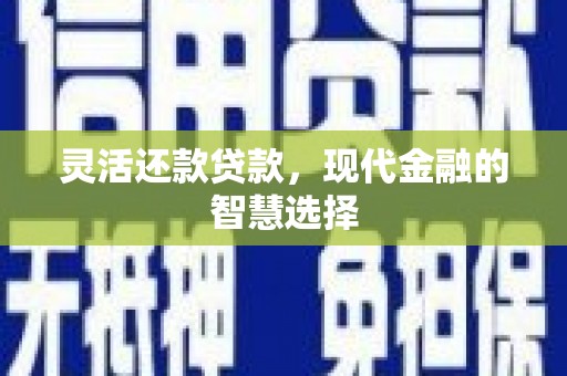 三原灵活还款贷款，现代金融的智慧选择