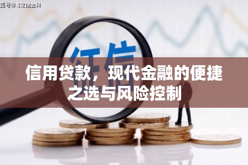 三原信用贷款，现代金融的便捷之选与风险控制