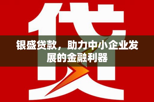 三原银盛贷款，助力中小企业发展的金融利器