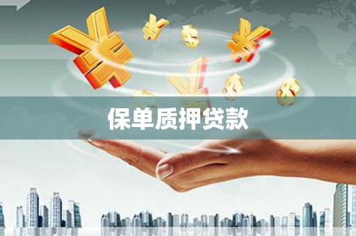 三原保单质押贷款